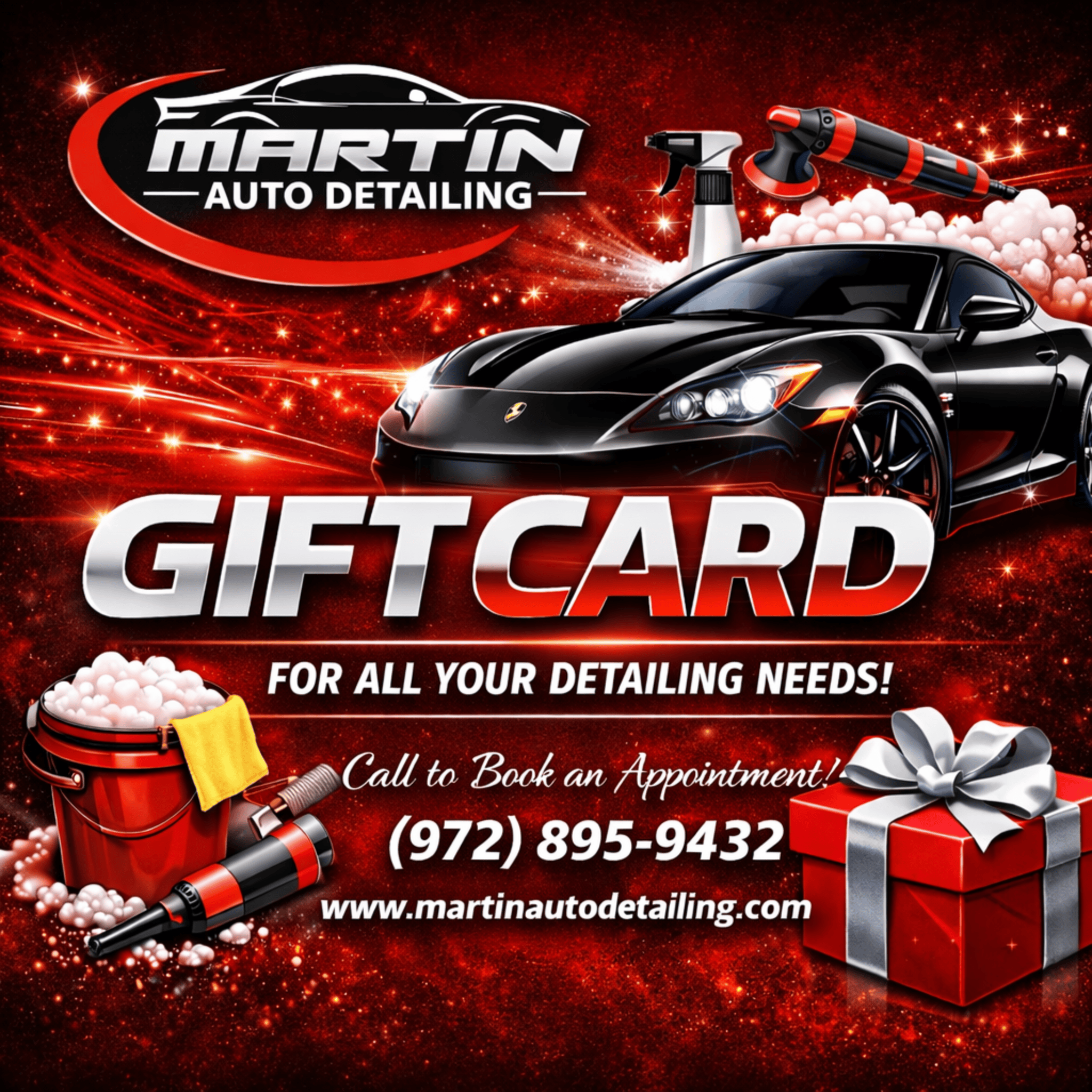 Digital Gift Card - Martin Auto Detailing
